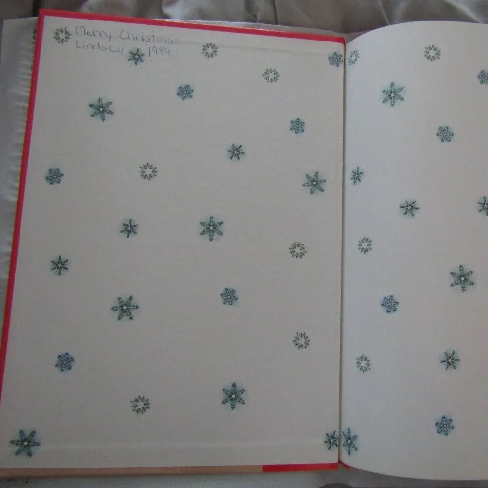 1989 JOAN WALSH ANGLUND ALL ABOUT MY CHRISTMAS Scholastic Hardcover Memories